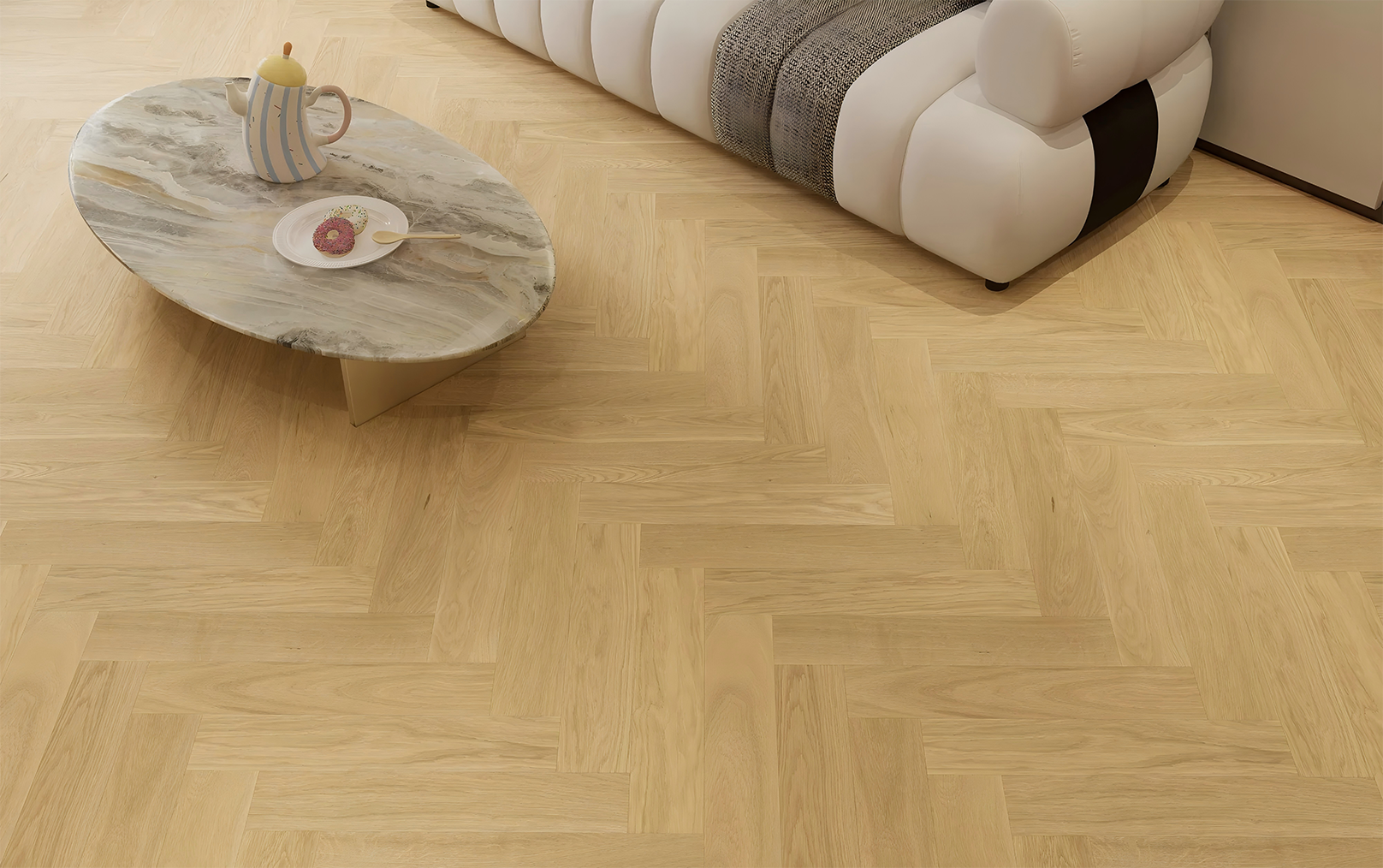 LVT flooring in a contemporary interior