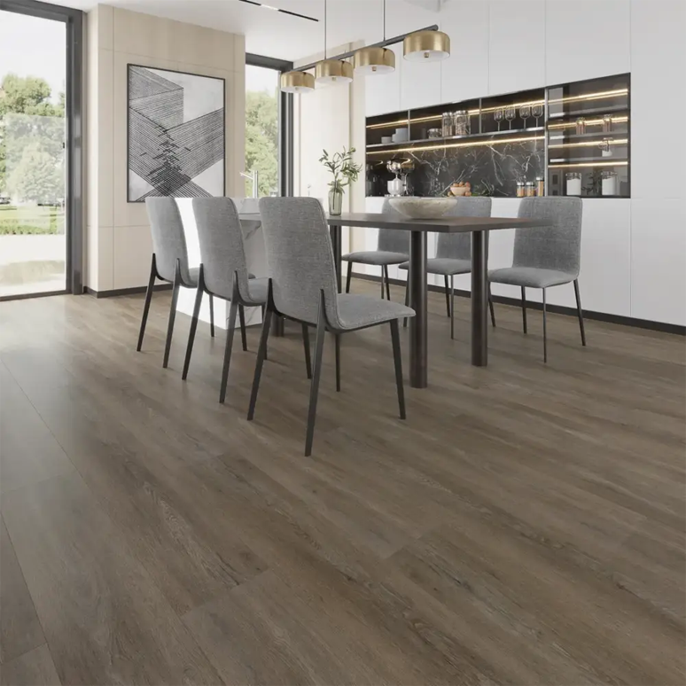 Laminate flooring in a living room